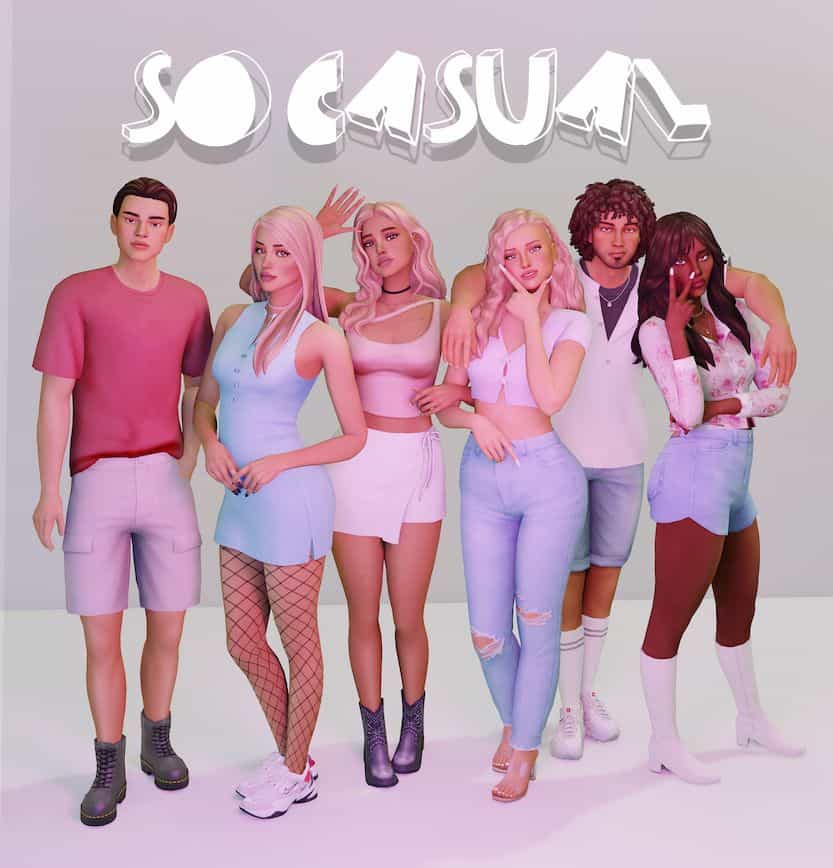 Sims 4 Teen Influencer CC Pack