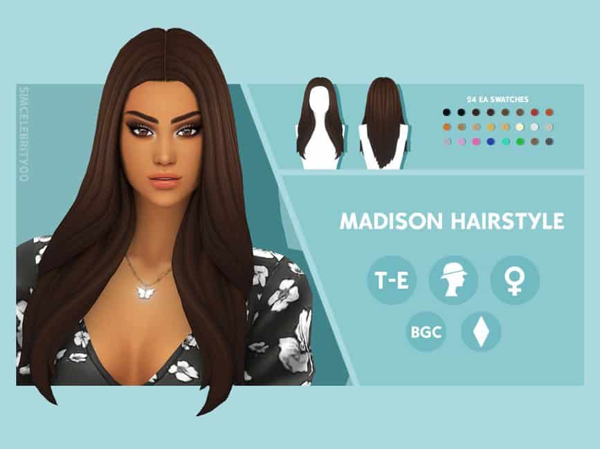 Madison Sims 4 Hairstyle