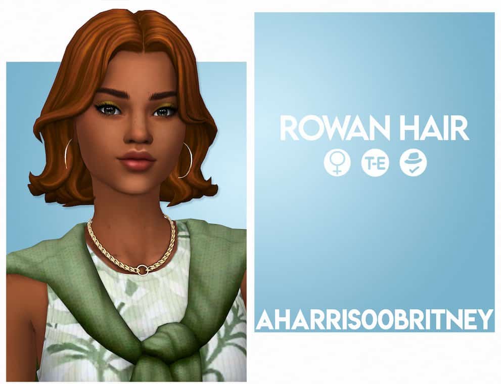 Rowan Short Sims 4 Hairstyle