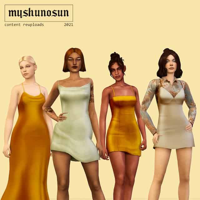 Sims 4 CC Dress Collection