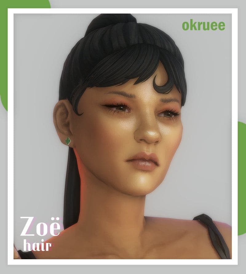 Zoë Sims 4 Female Hair Mod