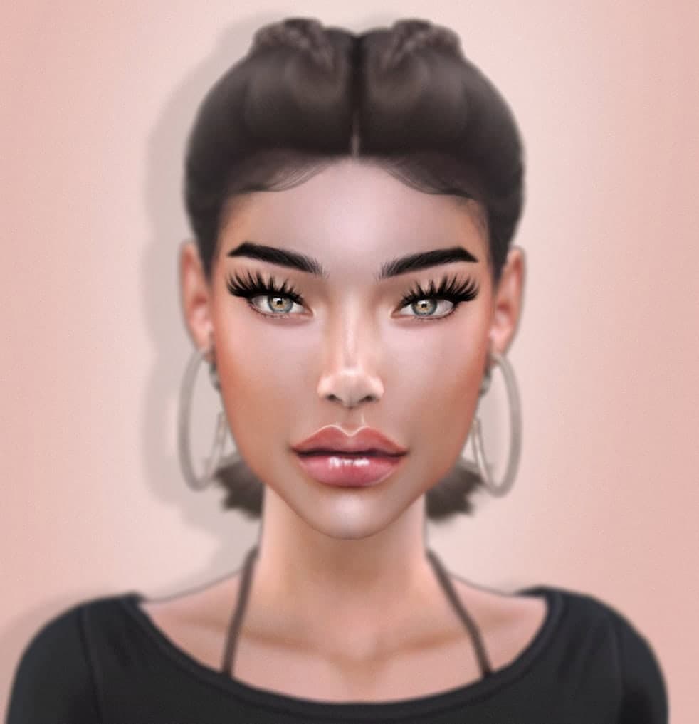 Sims 4 Baddie Eyelashes