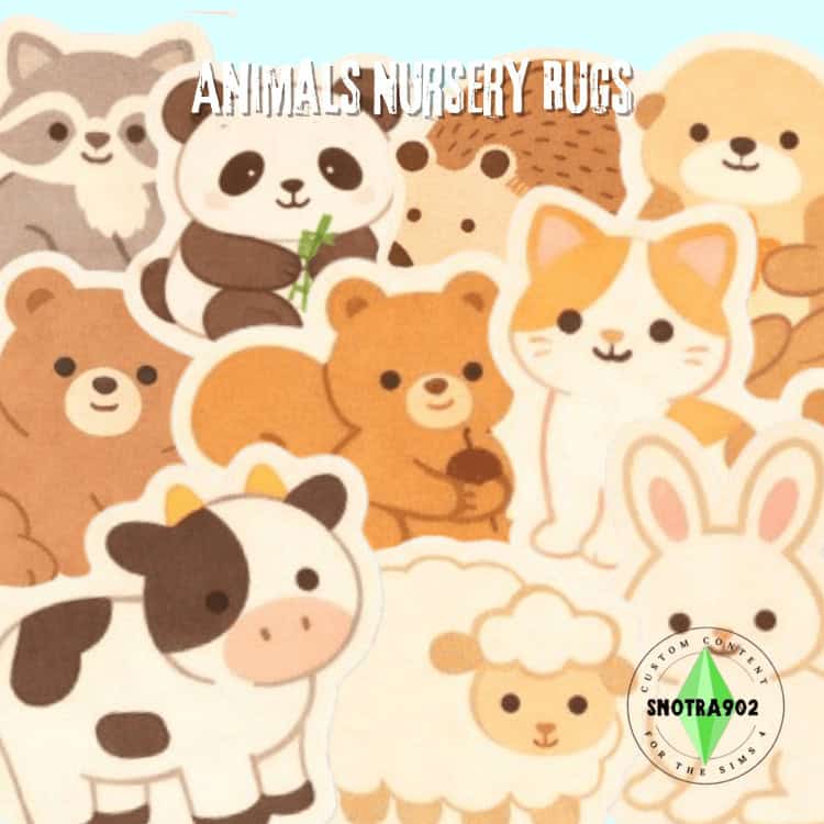 Animals Nursery Rugs