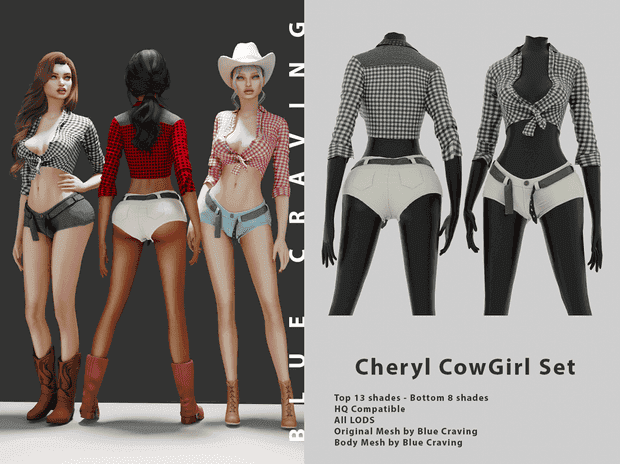 Cheryl Cowgirl Set