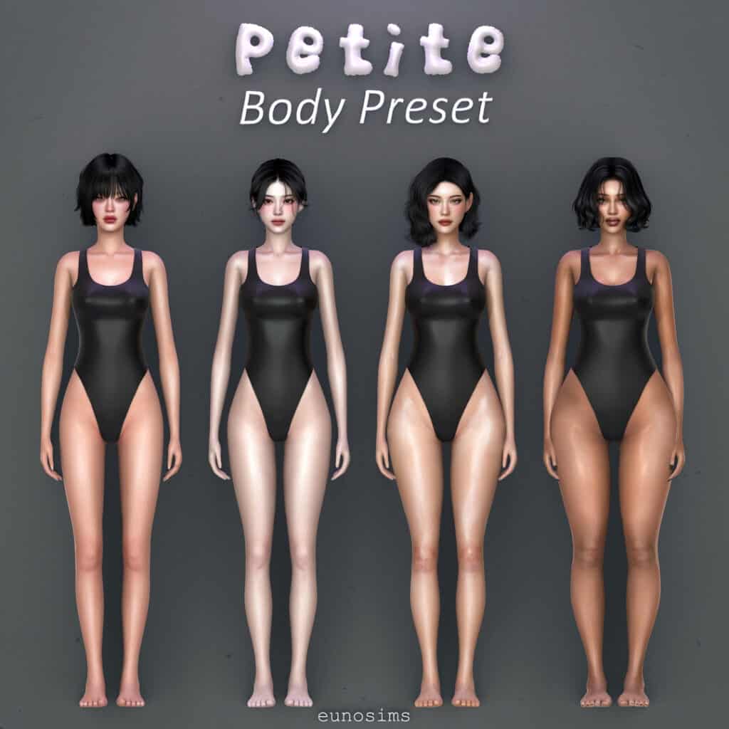 TS4 Body Preset Petite Series