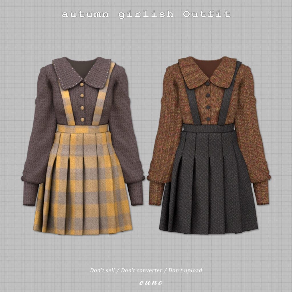 Autumn Girlish Outfit