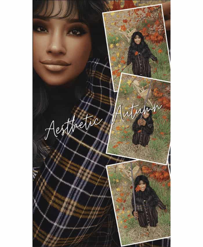 Aesthetic Autumn Pose Pack