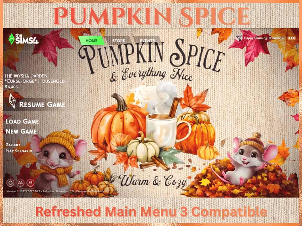 Pumpkin Spice Loading Screen