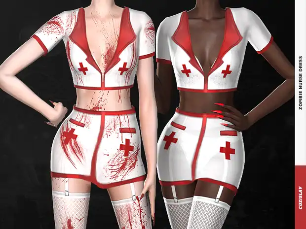 Zombie Nurse Dress