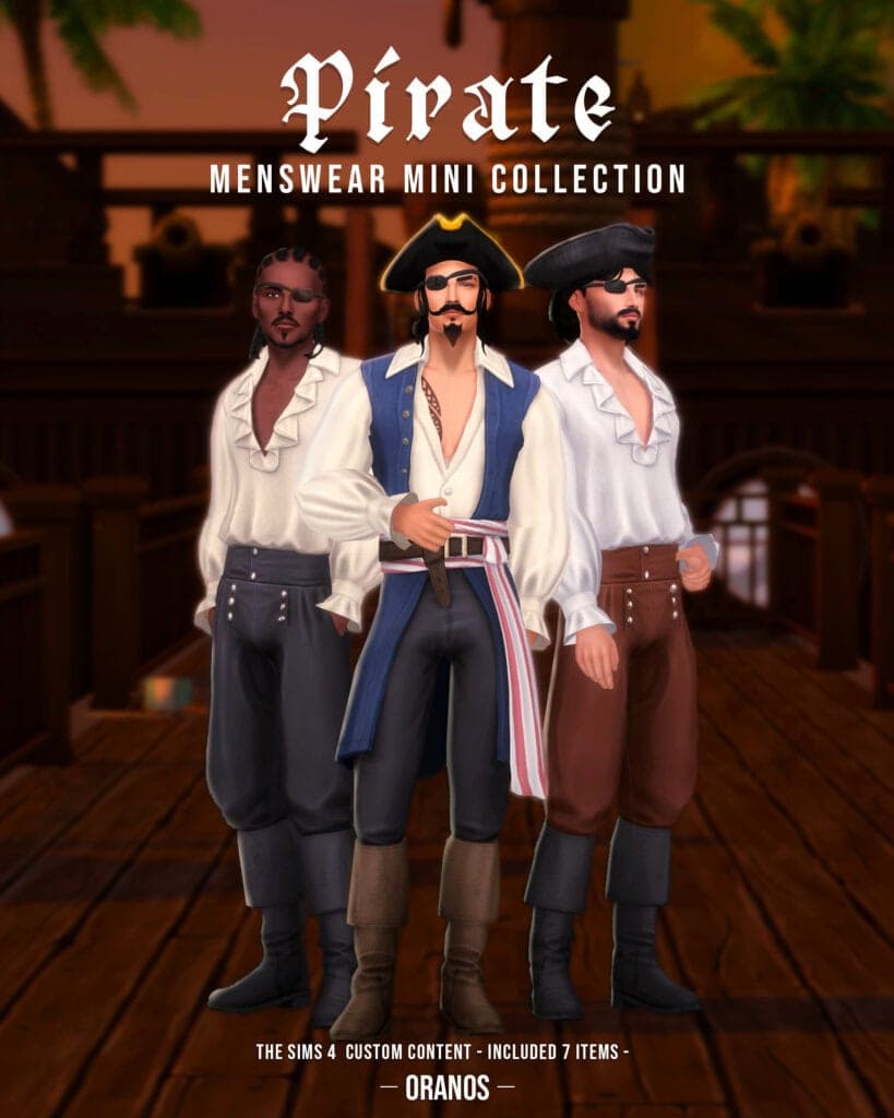 Pirate Menswear Mini Collection