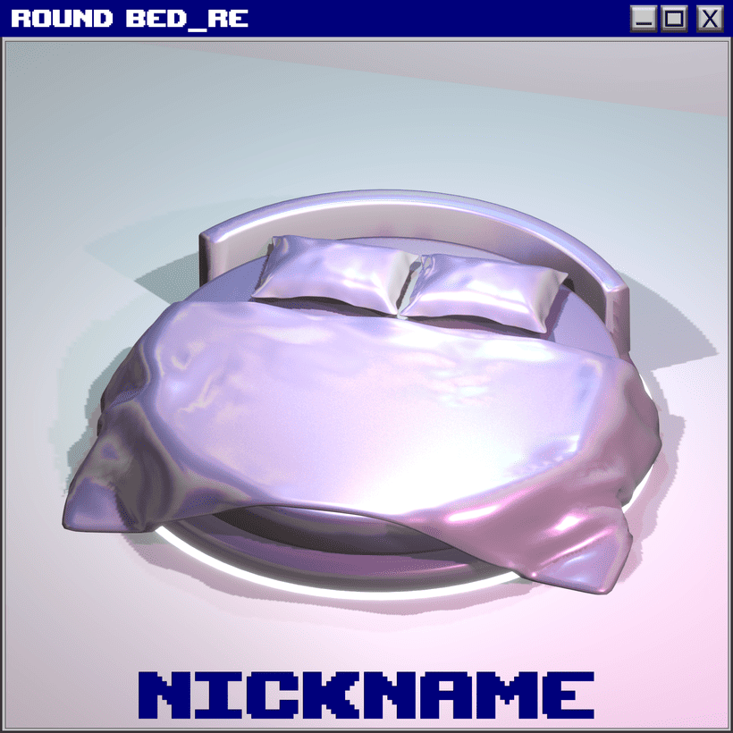 Vaporwave Bed