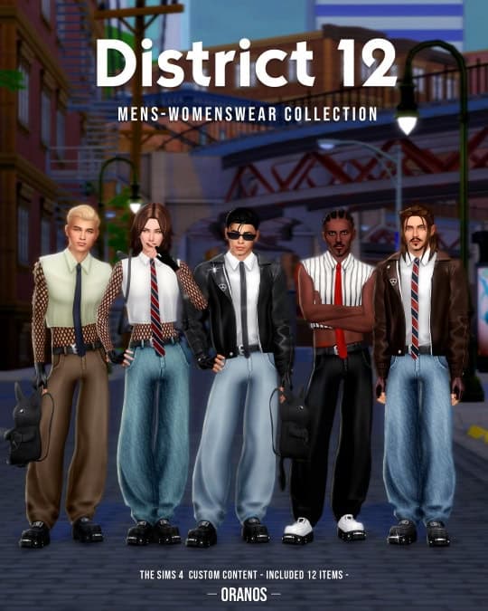 District 12 – Mens/Womenswear Collection