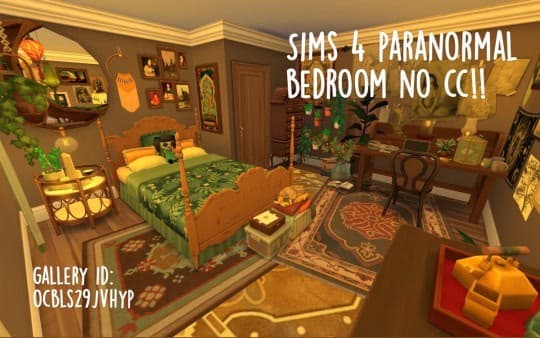 Sims 4 Paranormal Bedroom