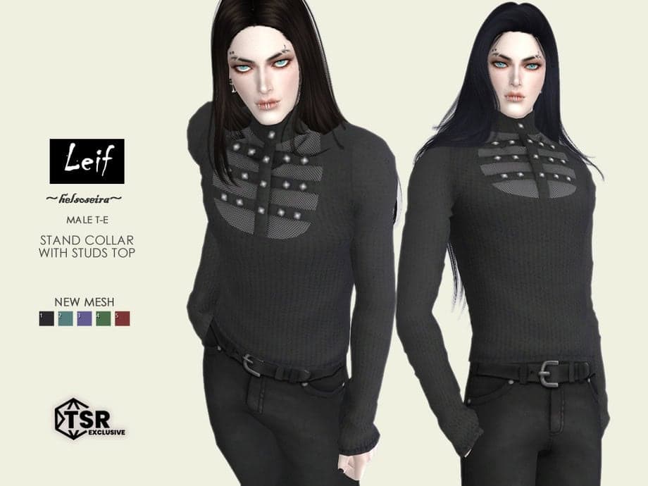 Goth Male Top