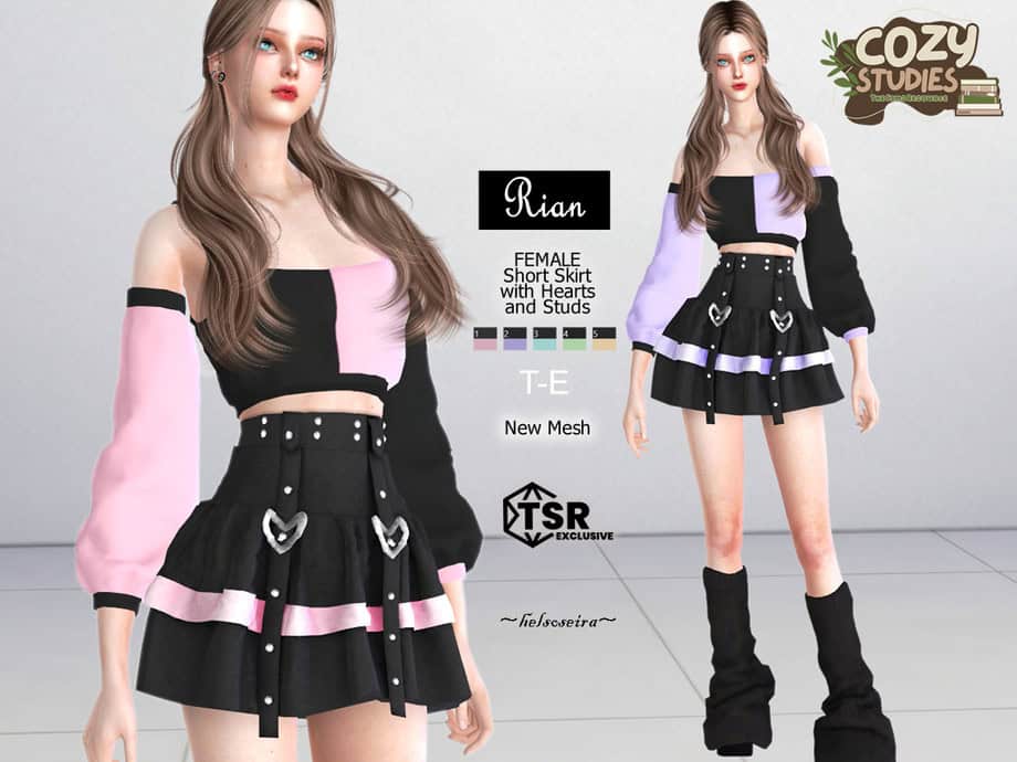 Cozy Studies Short Skirt