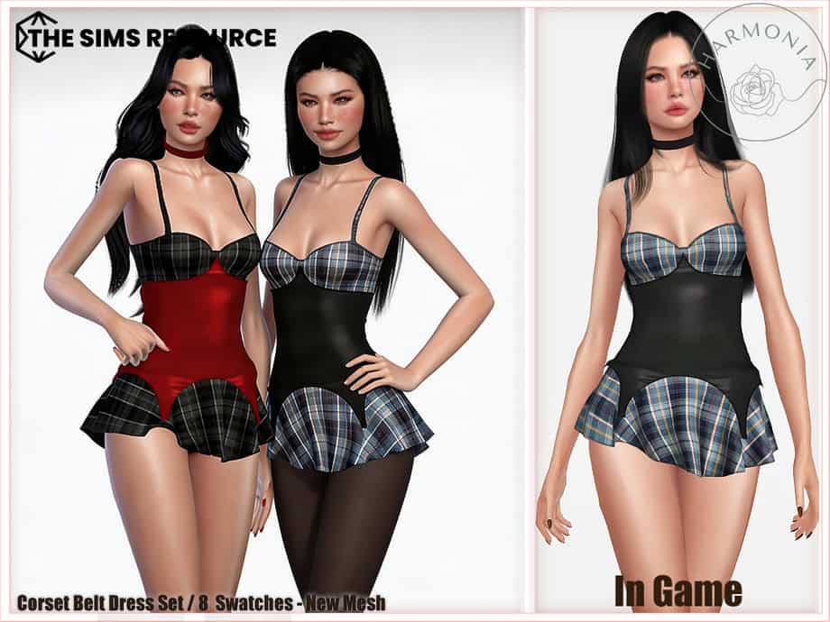 Corset Belt Dress
