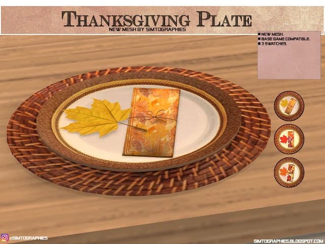 Thanksgiving Plate