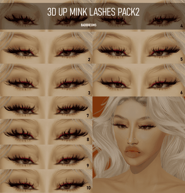 3D Up Mink Lashes