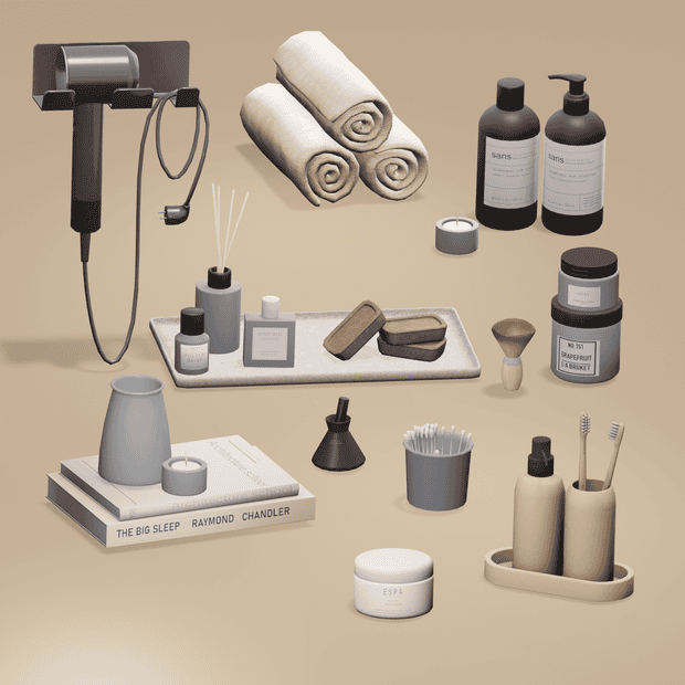 Luxe Bathroom Clutter Set