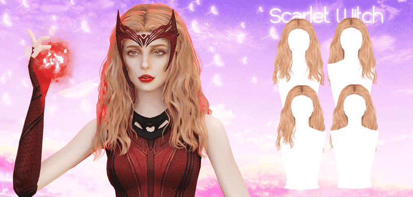 Scarlet Witch Hairstyle