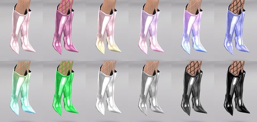 Lollipop Mirror Boots