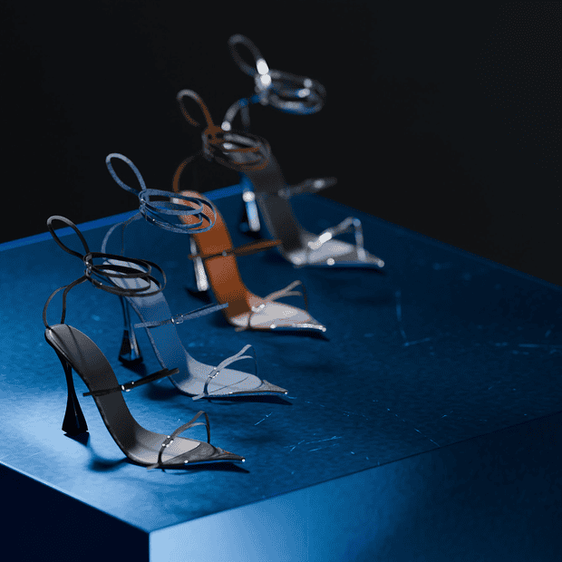 Muglar Strappy Heels