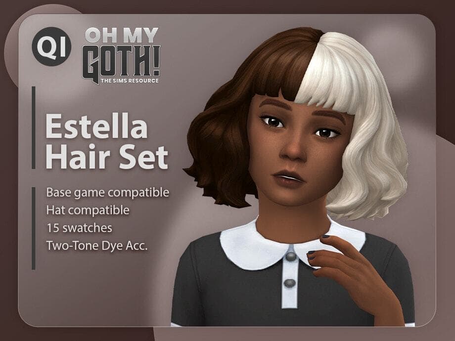Oh My Goth Estella Hair Set