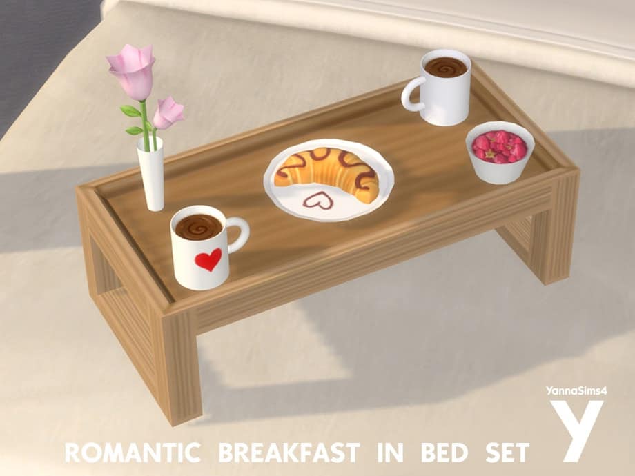 Romantic Breakfast In Bed Set