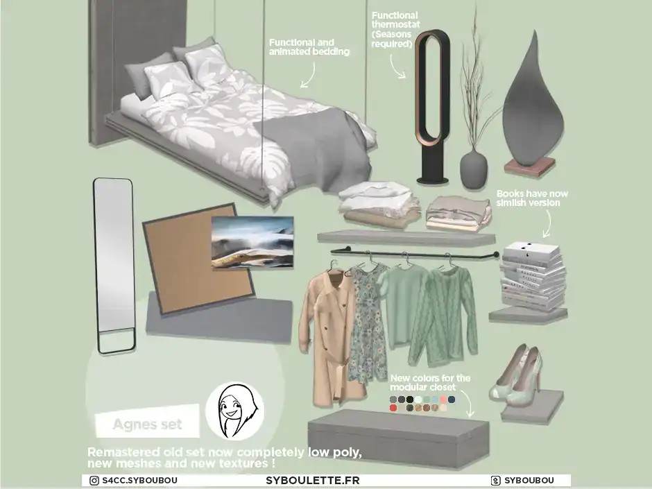 Agnes Bedroom CC
