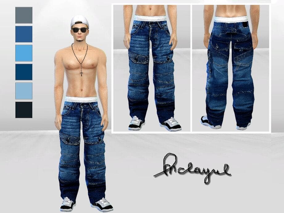 2004 Freestyle Hip-Hop Jeans