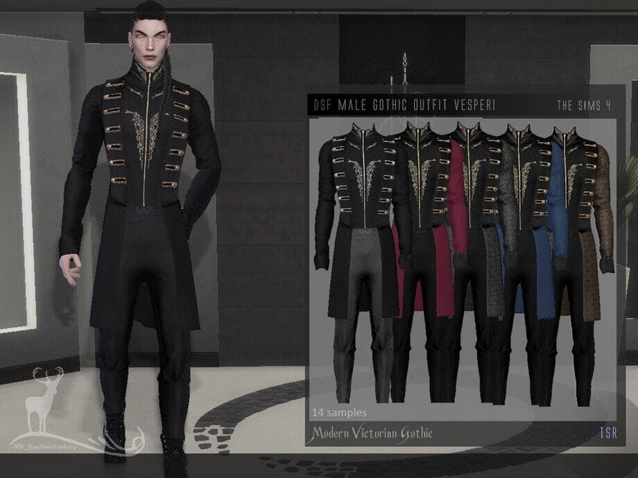 Modern Victorian Gothic Suit