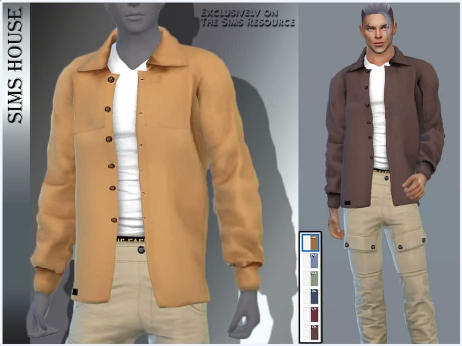 Men’s Shirt With T-Shirt