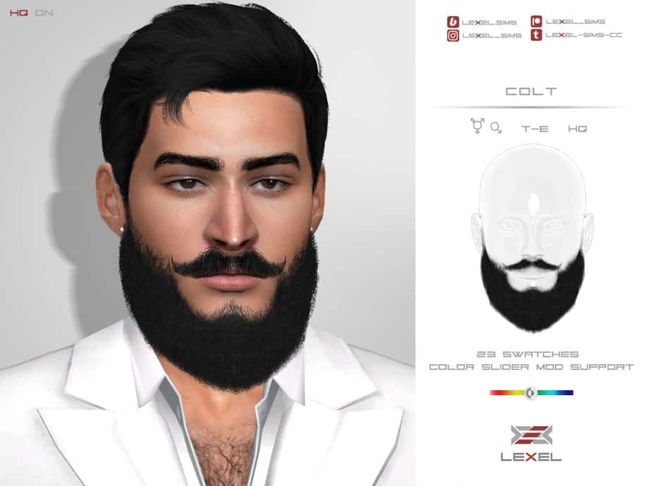 Colt Facial Hair