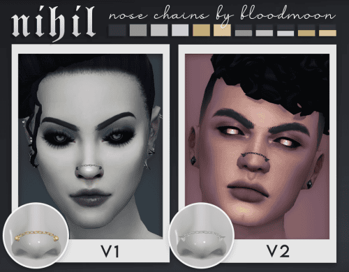 Nihil Nose Chains