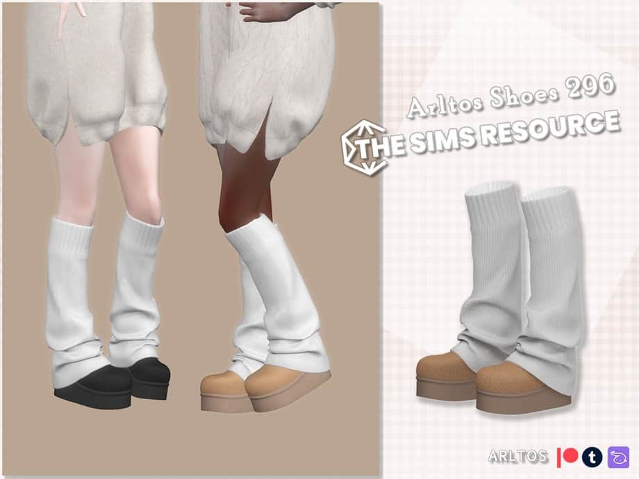 Flats With Socks Female