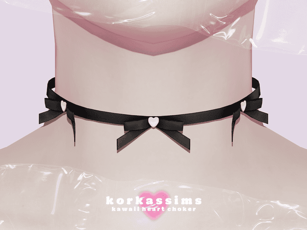 Kawaii Heart Choker