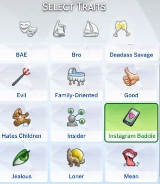 Instagram Baddie Trait