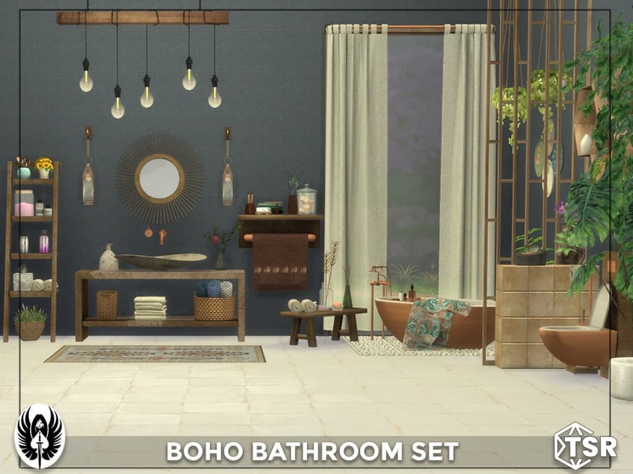 Boho Bathroom Set