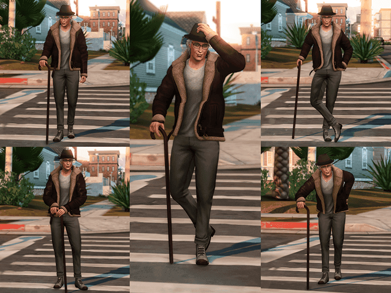 Walking Cane Poses
