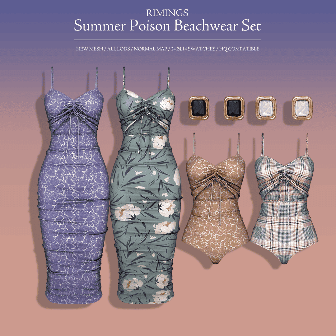 Summer Poison Beachwear Set