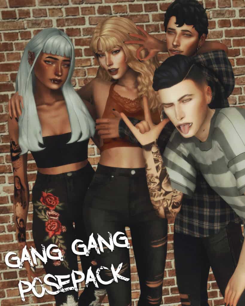 Gang Gang Pose Pack Collection