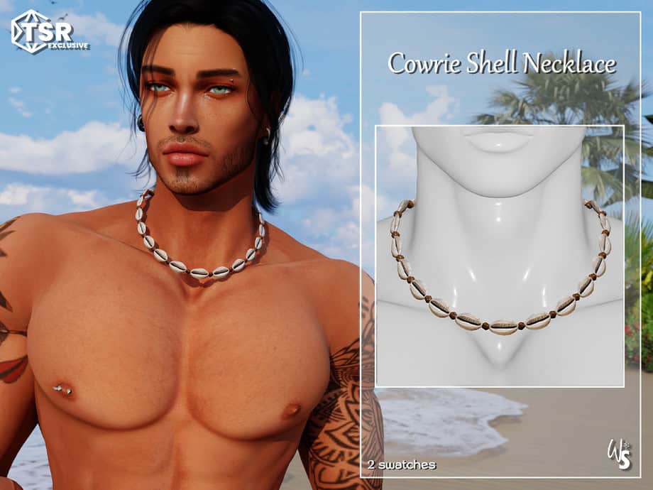Cowrie Shell Necklace For Male