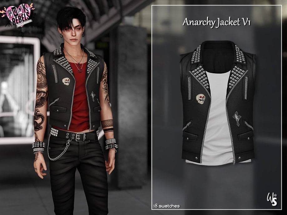 Anarchy Leather Jacket Version 1
