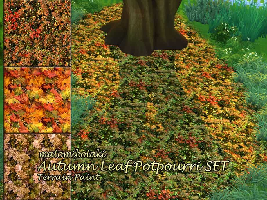 Autumn Leaf Potpourri SET