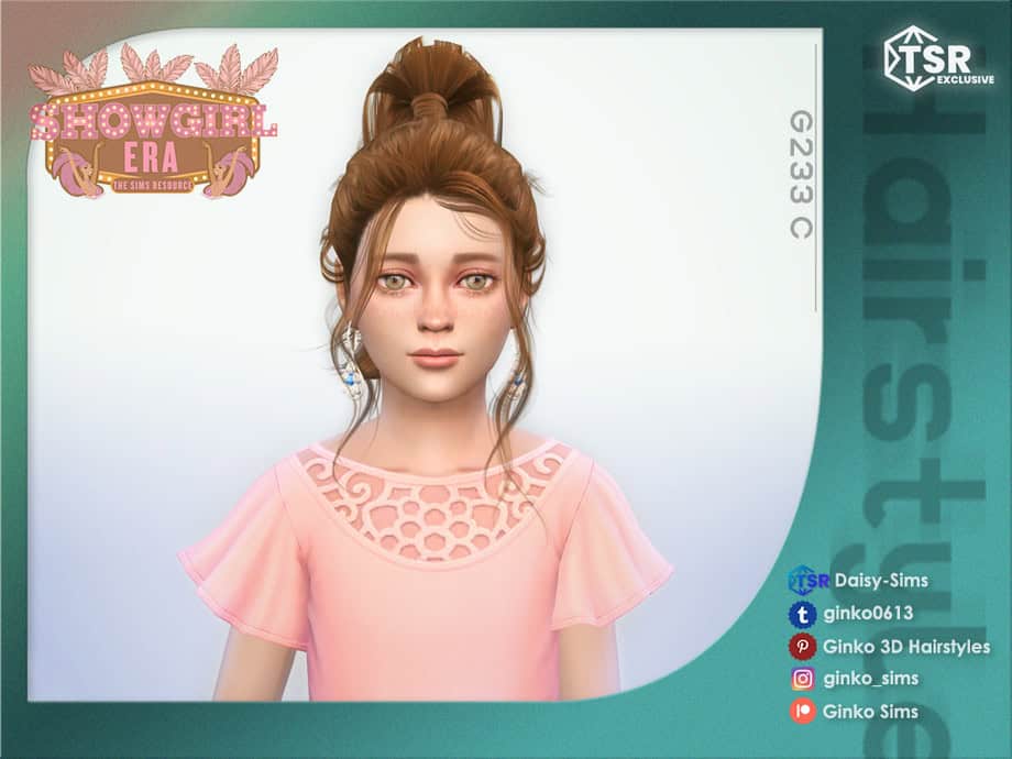 High Ponytail Hair For Children