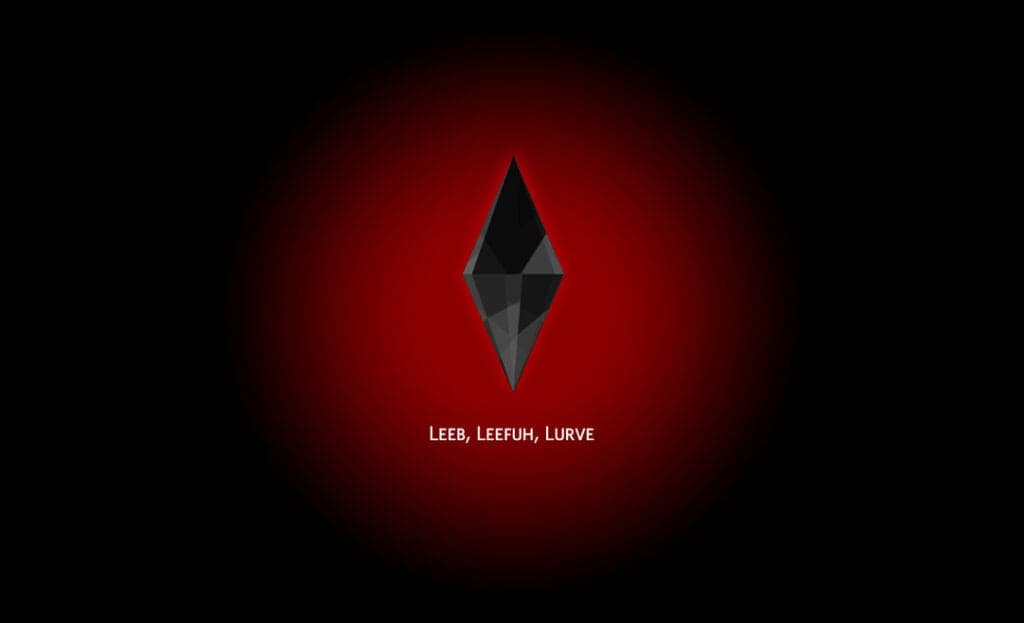 Minimal Gothic Sims 4 Loading Screen