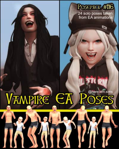 Vampire EA Poses