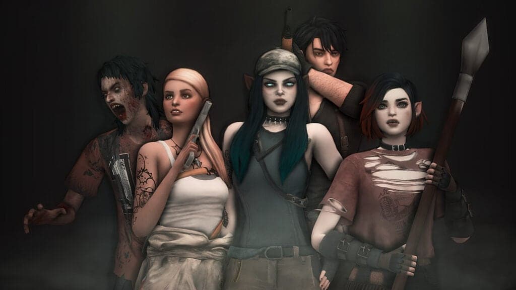 “Zombie Dinner” Pose Pack