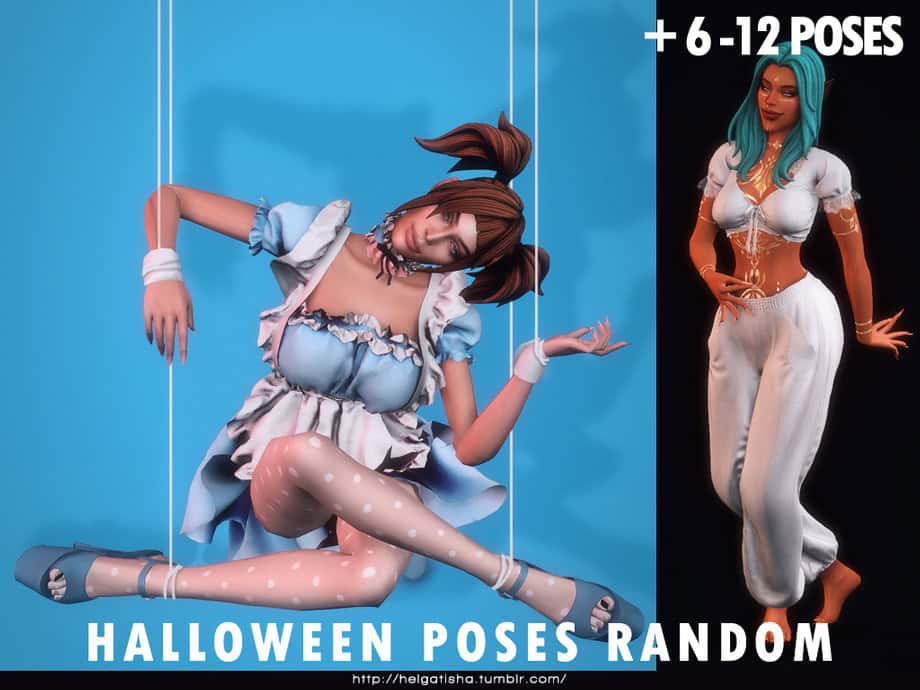 Halloween Poses Random