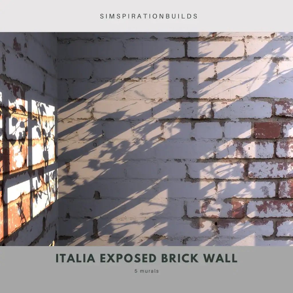 Italia Exposed Brick Wall Murals